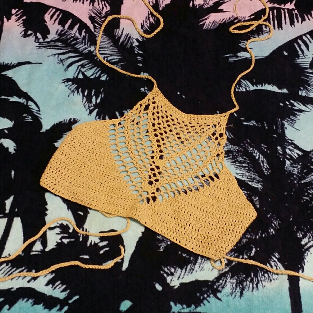 crochet swim top 🌟